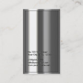 Royal Metallic Transportbroker Business Card Visitenkarte (Rückseite)