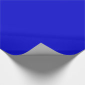 Royal Midnight Blue Solid Trend - Hintergrund Geschenkpapier (Ecke)