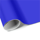 Royal Midnight Blue Solid Trend - Hintergrund Geschenkpapier (Rolleneckpunkt)