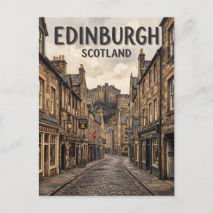 Royal Mile Edinburgh Schottland Postkarte