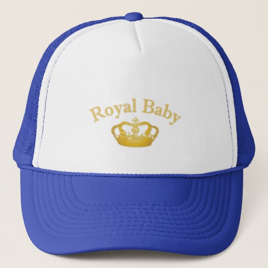 Royal mit Goldener Krone Truckerkappe (Vorderseite)