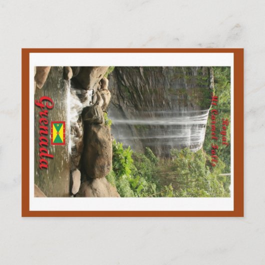 Royal Mt Carmel Falls Postkarte (Vorderseite)