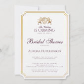 Royal Muse Fantasy Dragon Scale Brautparty Einladung (Vorderseite)