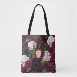 Royal Muse Medieval Fantasy Wappen & Floral Weddin Tasche