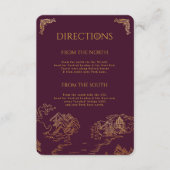 Royal Muse Mittelalterliche Fantasie Alte Weltkart Begleitkarte (Vorderseite)