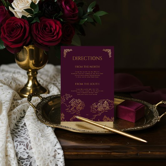 Royal Muse Mittelalterliche Fantasie Alte Weltkart Begleitkarte