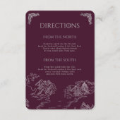 Royal Muse Mittelalterliche Fantasie Alte Weltkart Begleitkarte (Vorderseite)