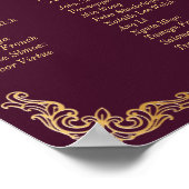 Royal Muse Mittelalterliche Fantasie Alte Weltkart Poster (Ecke)