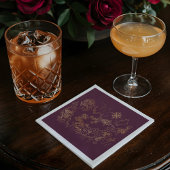 Royal Muse Mittelalterliche Fantasie Alte Weltkart Serviette