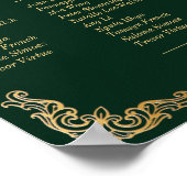 Royal Muse Mittelalterliche Fantasie Hochzeitskart Poster (Ecke)