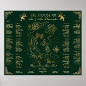 Royal Muse Mittelalterliche Fantasie Hochzeitskart Poster (Vorne)