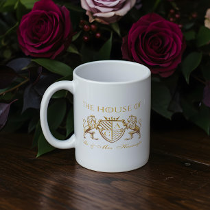 Royal Muse Mittelalterliche Fantasy Lion Emblem We Kaffeetasse
