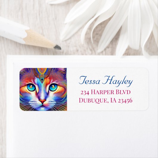 Royal Mystical Abstrakt Cat (Insitu)