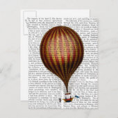 Royal Nassau Balloon Heißluftballon Postkarte (Vorne/Hinten)