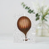 Royal Nassau Balloon Heißluftballon Postkarte (Stehend Vorderseite)