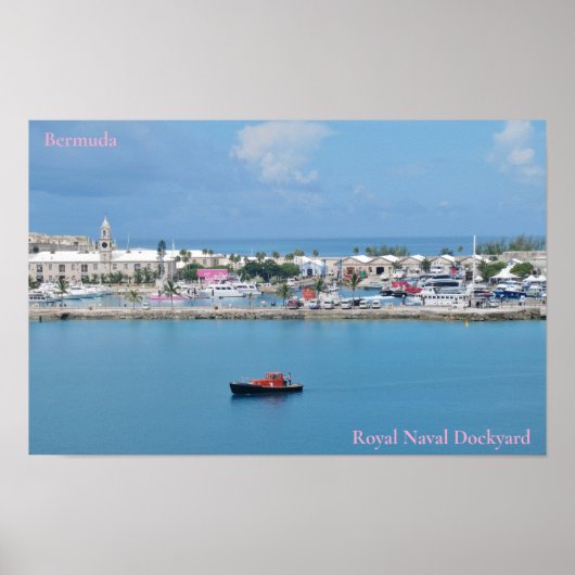 Royal Naval Dockyard, Bermuda Poster (Vorne)