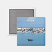 Royal Naval Dockyards Bermuda Magnet (Vorderseite/Rückseite)