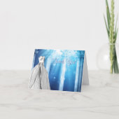 Royal Navy Blue Dress Dankeschön Karten (Vorderseite)