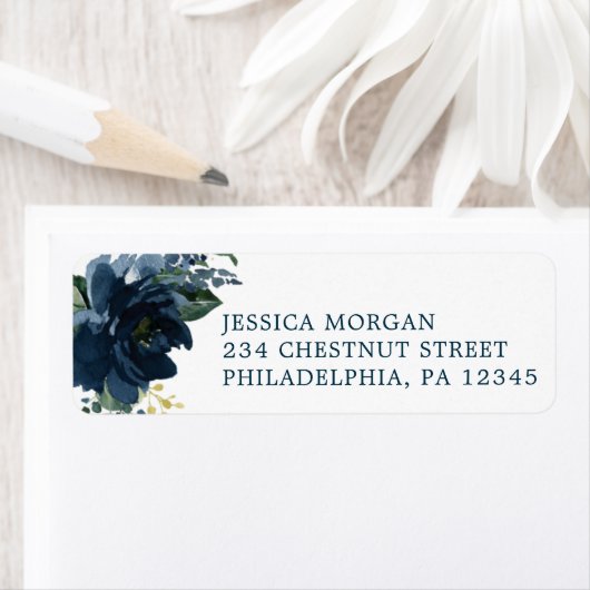 Royal Navy Return Address Label (Insitu)