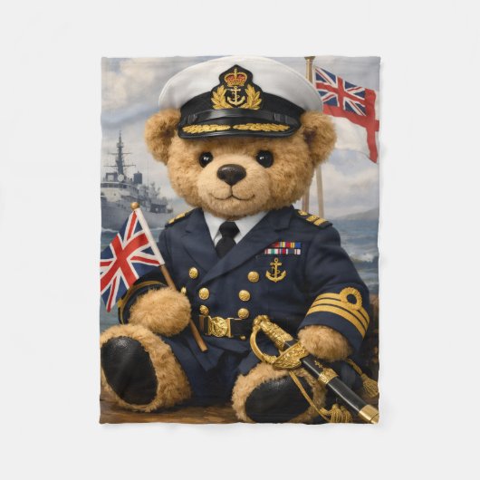 Royal Navy Richard Fleecedecke (Vorderseite)