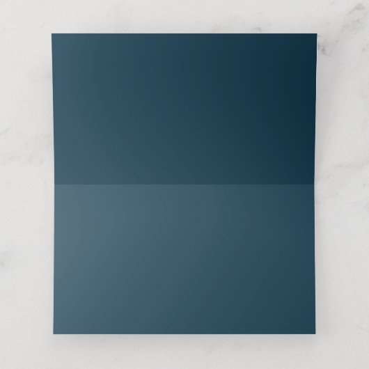 Royal Navy Wedding Platzkarte (Innenseite Aufgefaltet)