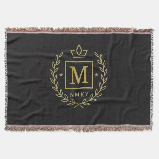 "Royal NMKY Emblem – Monogram M Crest Design" Decke (Vorderseite)