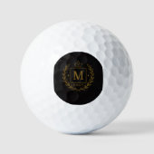 "Royal NMKY Emblem – Monogram M Crest Design" Golfball (Vorderseite)