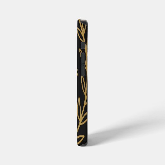 "Royal NMKY Emblem – Monogram M Crest Design" iPhone Hülle (Linke Seite)