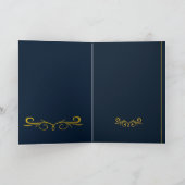 "Royal NMKY Emblem – Monogram M Crest Design" Karte (Innenseite)