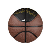 "Royal NMKY Emblem – Monogram M Crest Design" Mini Basketball (Rechts)