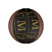 "Royal NMKY Emblem – Monogram M Crest Design" Mini Basketball (Vertikal)