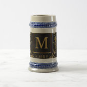 "Royal NMKY-Emblem – Monogramm M-Wappen-Design" Bierglas (Mittel)