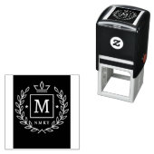 "Royal NMKY-Emblem – Monogramm-M-Wappen-Design" Permastempel (Beispiel)