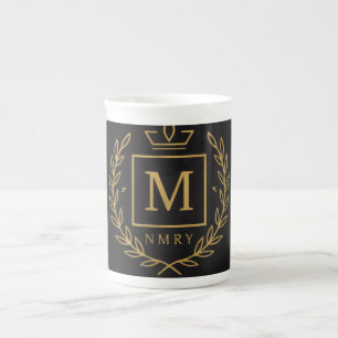 "Royal NMKY-Emblem – Monogramm-M-Wappen-Design" Porzellantasse