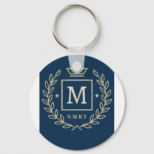 "Royal NMKY-Emblem – Monogramm-M-Wappen-Design" Schlüsselanhänger