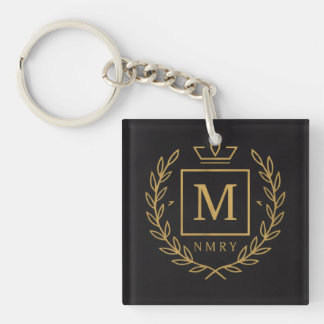 "Royal NMKY-Emblem – Monogramm M-Wappen-Design" Schlüsselanhänger