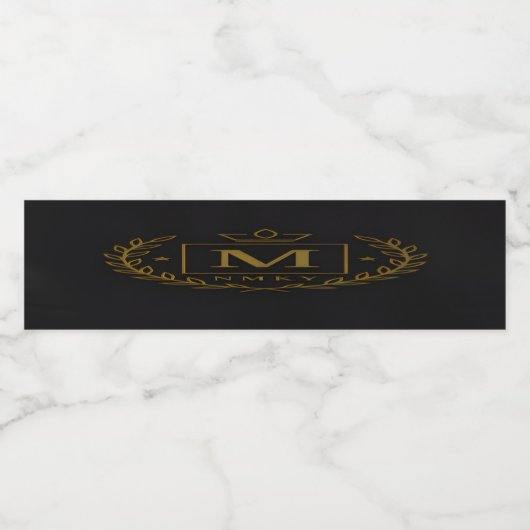 Royal NMKY Emblem Wasserflaschenetikett (Einzelnes Label)