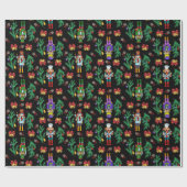 Royal Nutcracker and Wreath Pattern Geschenkpapier (Flach)