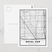 Royal Oak Karte (Vorne/Hinten)