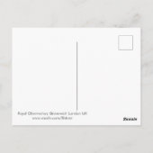 Royal Observatory Greenwich Postcard, London UK Po Postkarte (Rückseite)