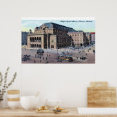 Royal Opera House, Vienna, Austria c1915 Vintage Poster (Küche)