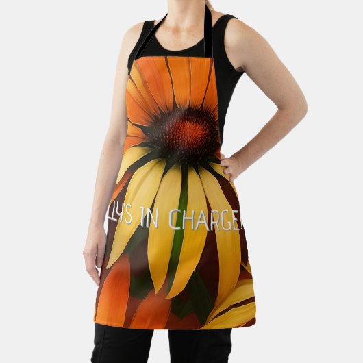 Royal Orange Coneflowers Schürze (InSitu)