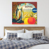 Royal Orange LabelCorona, CA Leinwanddruck (Insitu (Schlafzimmer))