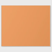 Royal Orange Solid Color Geschenkpapier (Flach)