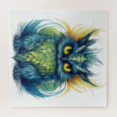 Royal Owl Fantasy Creature Puzzle (Horizontal)