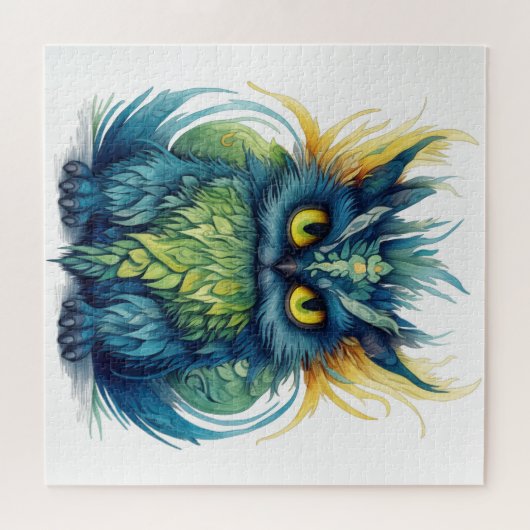 Royal Owl Fantasy Creature Puzzle (Horizontal)