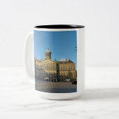 Royal Palace Amsterdam Zwei-Tone-Tasse, 15 oz Zweifarbige Tasse (Vorderseite Links)