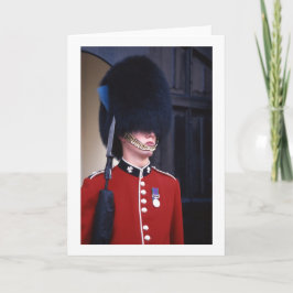 Royal Palace Guard Faltenblank Grußkarte Karte