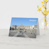 Royal Palace, Madrid-Karte Karte (Gelbe Blume)