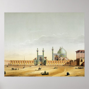 Royal Palace und das Mesdjid-i-Shah, Isfahan, Poster